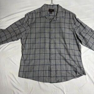 Grey Tasso Elba Button-Down Shirt - Size XL, Lightly Worn, Dry Cleaned
